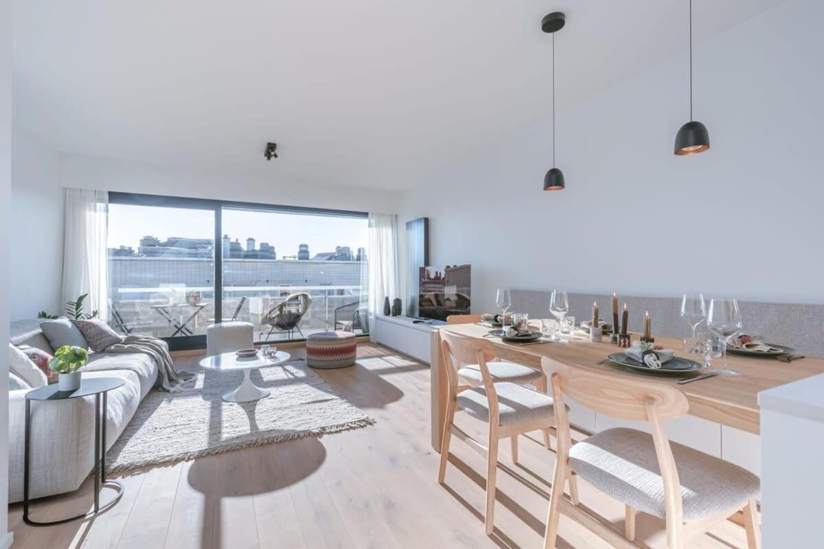Stunning And Modern Apartment With Sunny Balcony Кнокке-Гейст Екстер'єр фото
